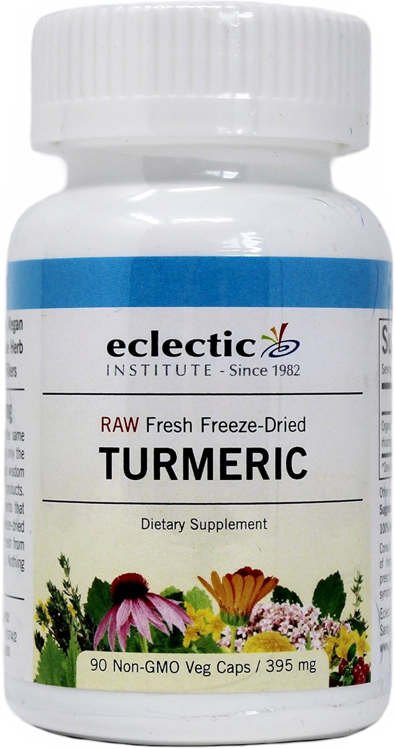 Eclectic Institute Inc Turmeric, 395 mg, 90 Caps