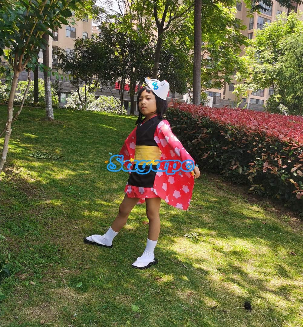 Amazon Co Jp Sagapo 子供用 鬼滅の刃 真菰 まこも 子供コスプレ衣装 Cosplay コスチューム 变装 140 ホビー 通販