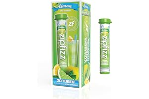Zipfizz Energy Drink Mix, Electrolyte Hydration Powder with B12 and Multi Vitamin, Limon (20 Count)