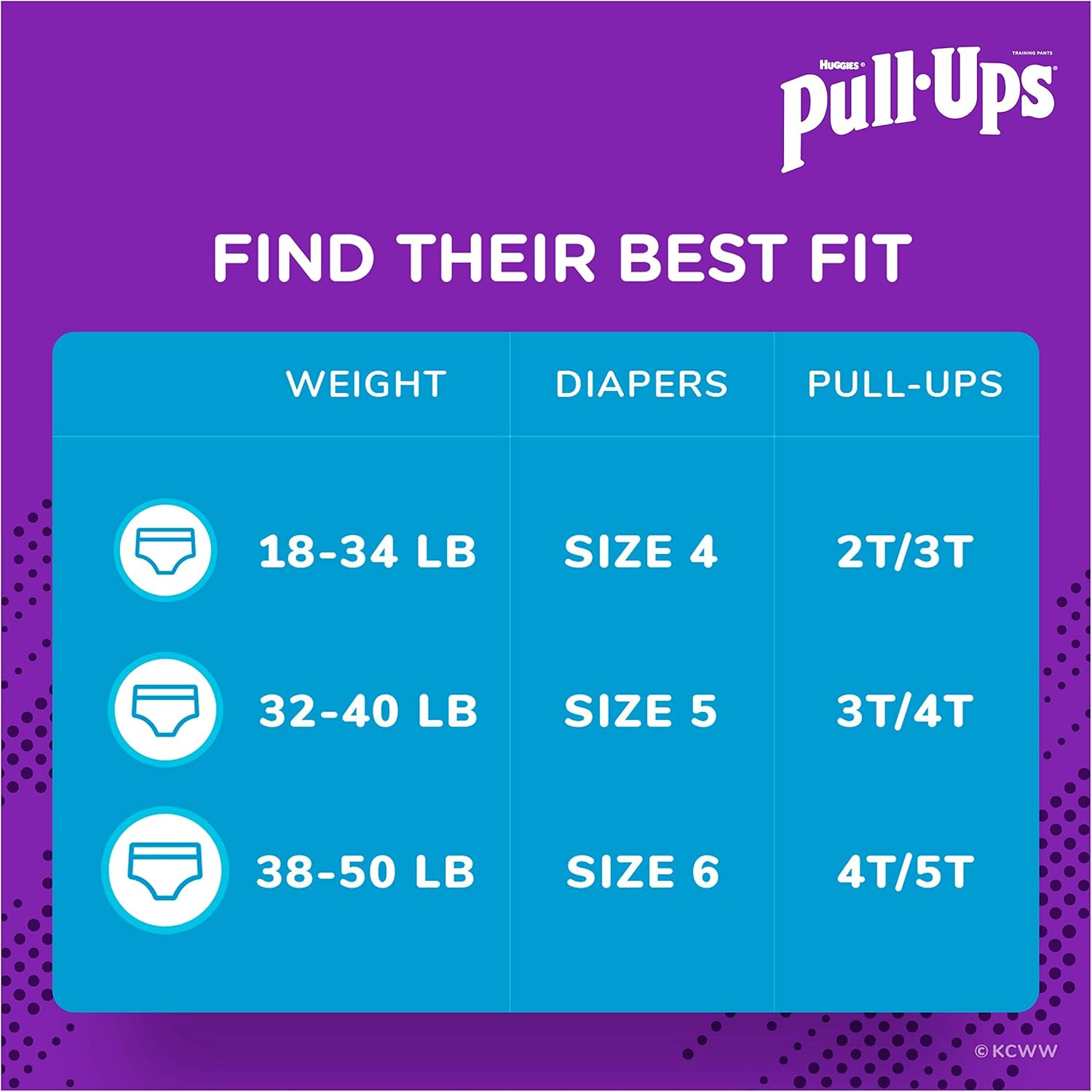 size 2t pull ups