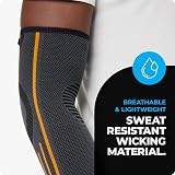 VITTO Elbow Support Tennis Elbow Brace Light Grey L Strap view 2