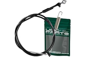 UDC Parts GY21106 PTO Shift Lever Cable for John Deere LA100 LA105 LA110 LA115 LA120 LA125 LA135 L100 L105 L107 L108 L110 L111 L118 L120 X110 X120 102 105 115 125 135 GY20156 Sabre Sabo Lawn Tractor