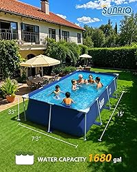 Sunrio 15'*7'3"*33" Rectangular Above Ground