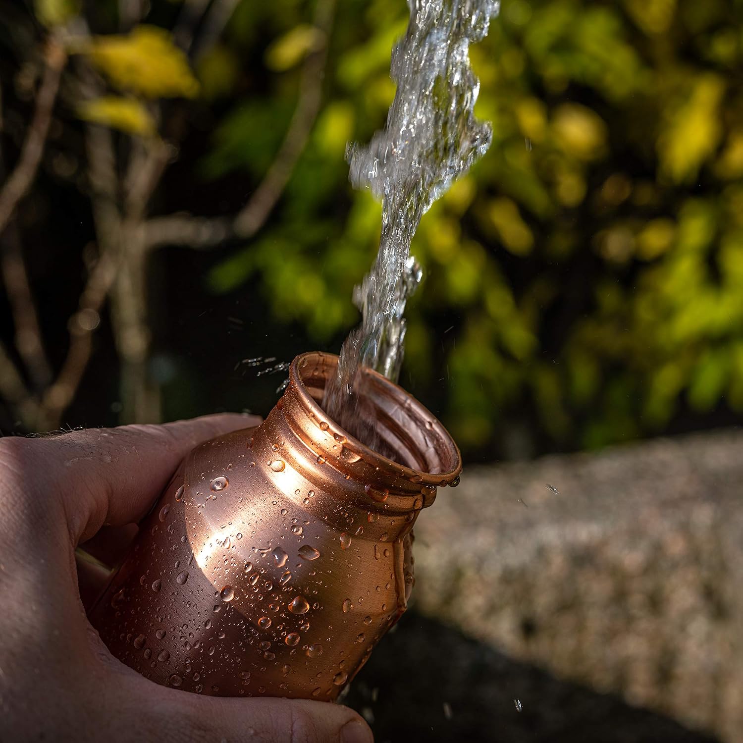 Kosdeg Copper Water Bottle 0.5L / 17oz, Vintage Modern Design, An Ayurvedic Copper Vessel, Drink More Water - Image 4