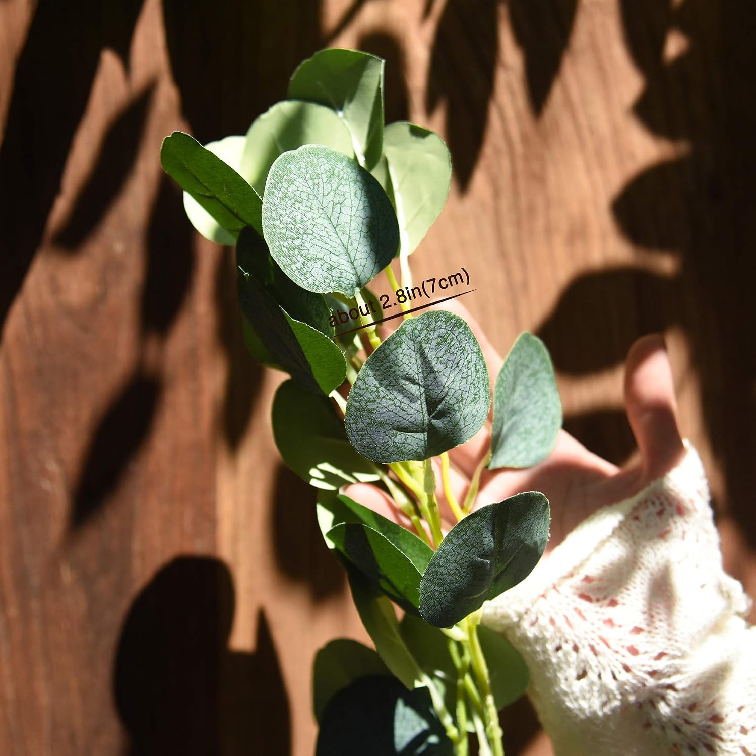 FiveSeasonStuff Silver Dollar Eucalyptus Garland Artificial Foliage Hanging Decoration for Wedding Home Wall Décor - Image 5
