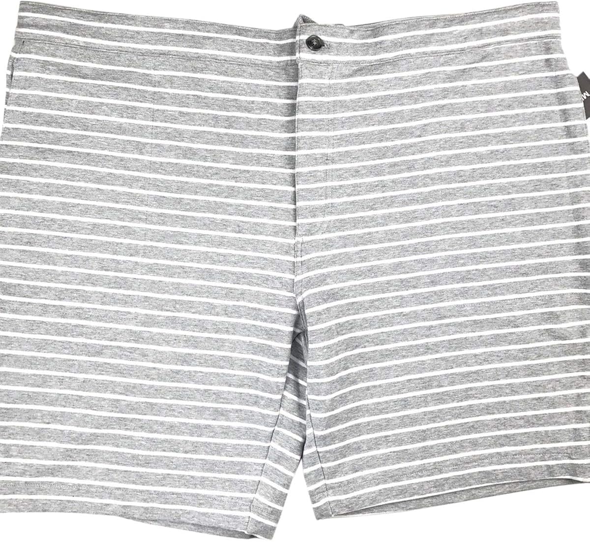 Michael Kors Men's Stripe Jersey Shorts, Heather Grey, XL at  Men’s Clothing store