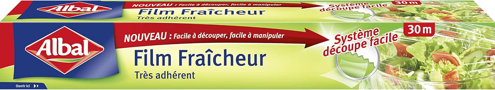Albal Film Découpe Facile 20m - Le Film étirable Qui Se Déchire Comme Par Magie !