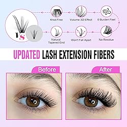 Pawotence Lash Clusters Kit Cat Eye Lash Extension
