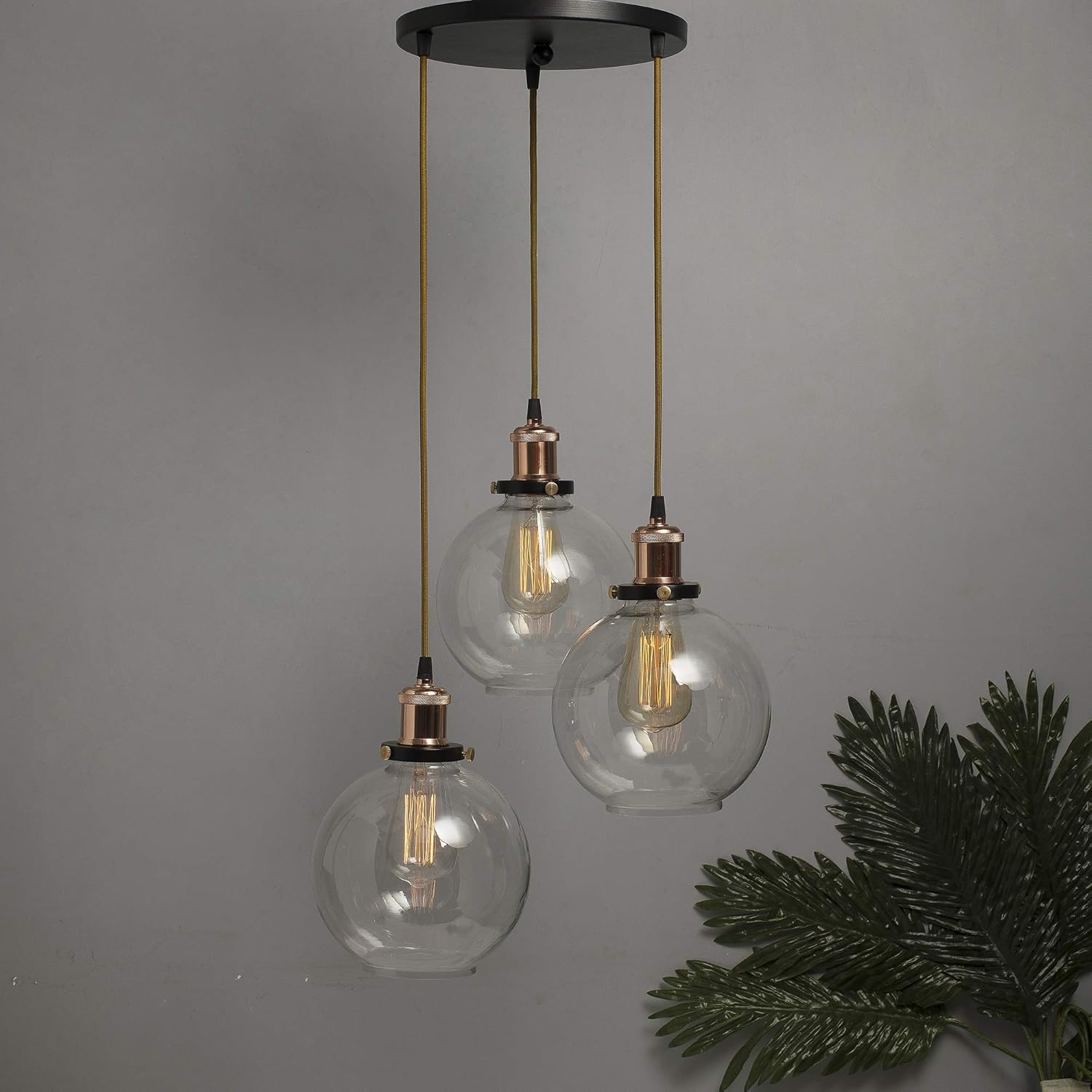 Buy Homesake 60 watt Chandelier Light, Gold Online at Low Prices in
