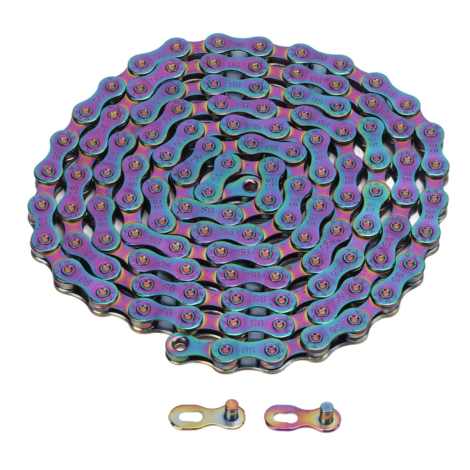 9 Speed Bike Chain, Sensitive Shifting, Mountain Bike Chain Carbon Steel Heat Treated for Cyclists Road and Trail Riding