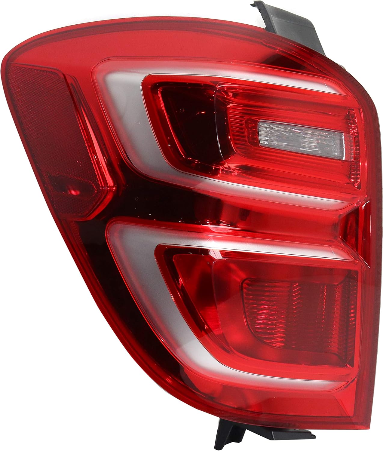 Halogen Tail Light For 2005-2009 Chevy Equinox – Right Side, Clear & Red Lens, With Bulbs (Evan-Fischer)