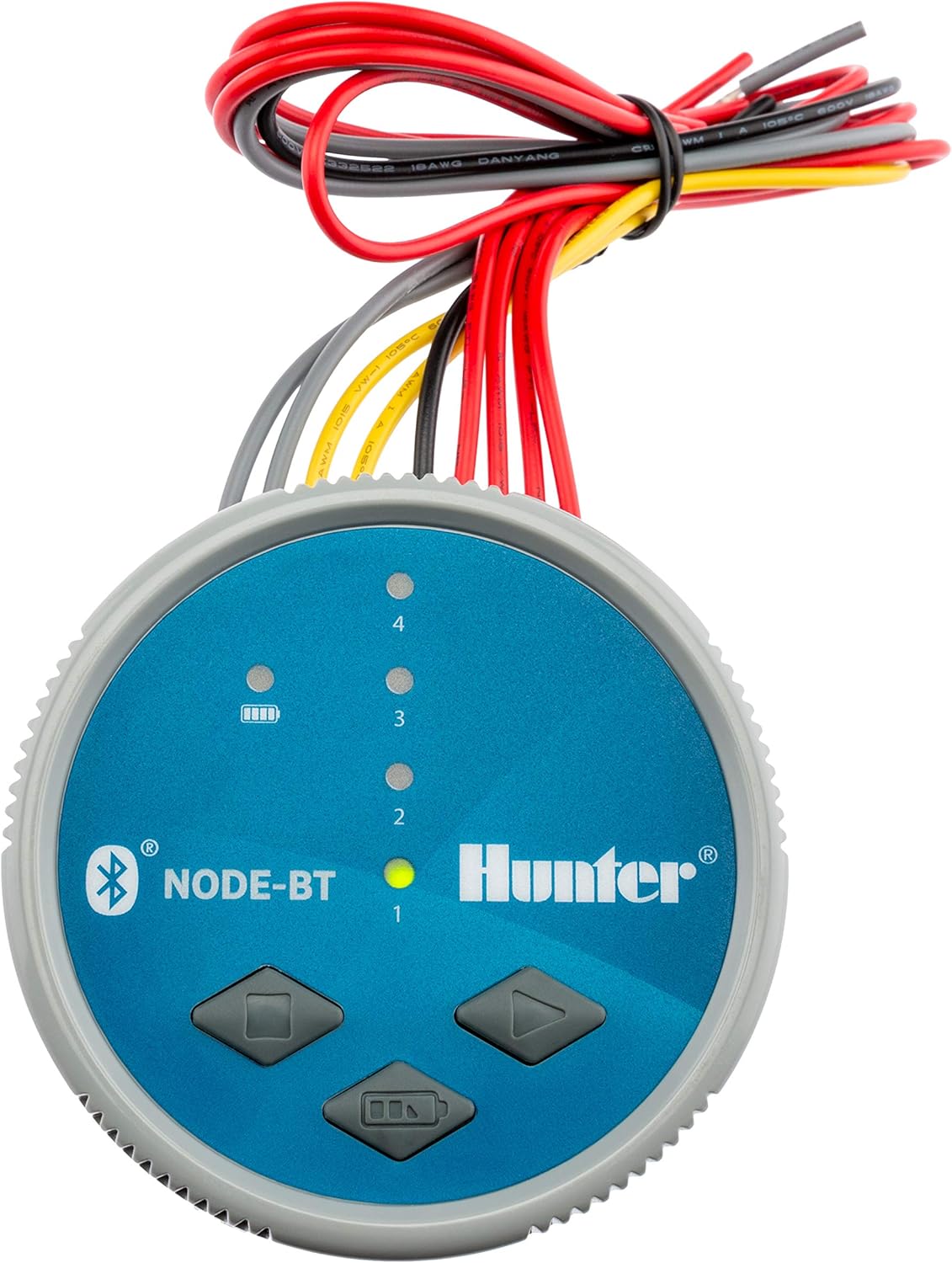 SPW Hunter Node-BT-400 Four Zone Bluetooth Enabled Irrigation Controller 4 Station 9V Timer NODEBT400 : Garden & Outdoor