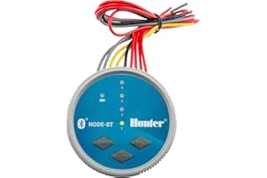 SPW Hunter Node-BT-400 Four Zone Bluetooth Enabled Irrigation Controller 4 Station 9V Timer NODEBT400