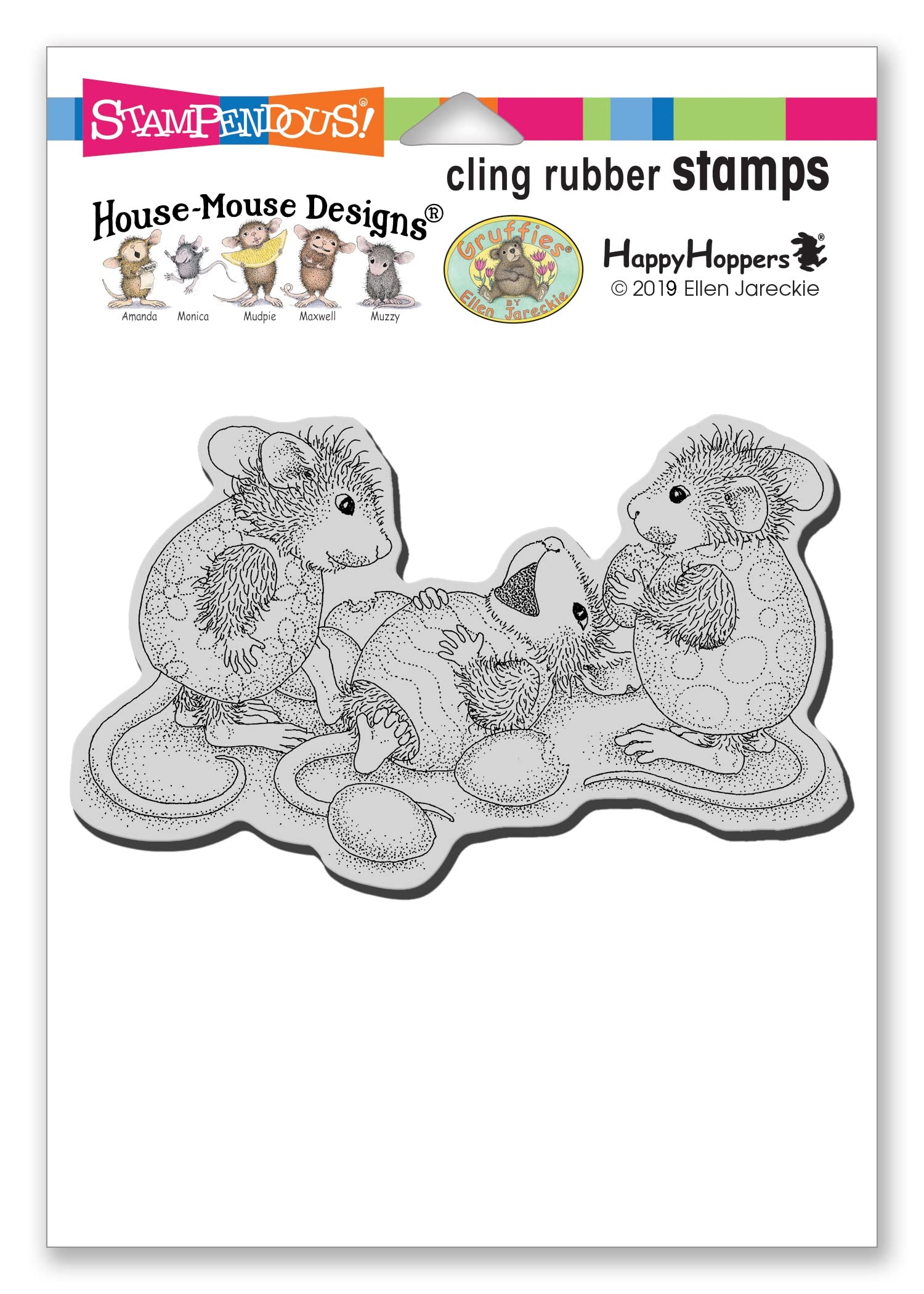Stampendous Cling Easter EGGING