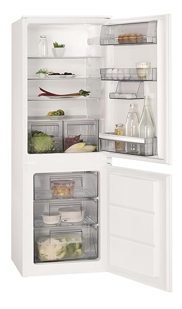 AEG SCB51621LS Einbau Kühl-Gefrier-Kombination mit Gefrierteil unten / A++ (215 kWh/Jahr) / 160L Kühlschrank / 72L Gefriersch