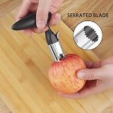 Asdirne Apple Slicer & Corer Set with Sharp Stainless Blades Black view 3