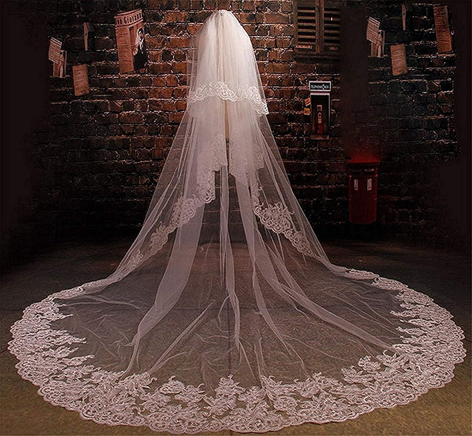 wedding veil train