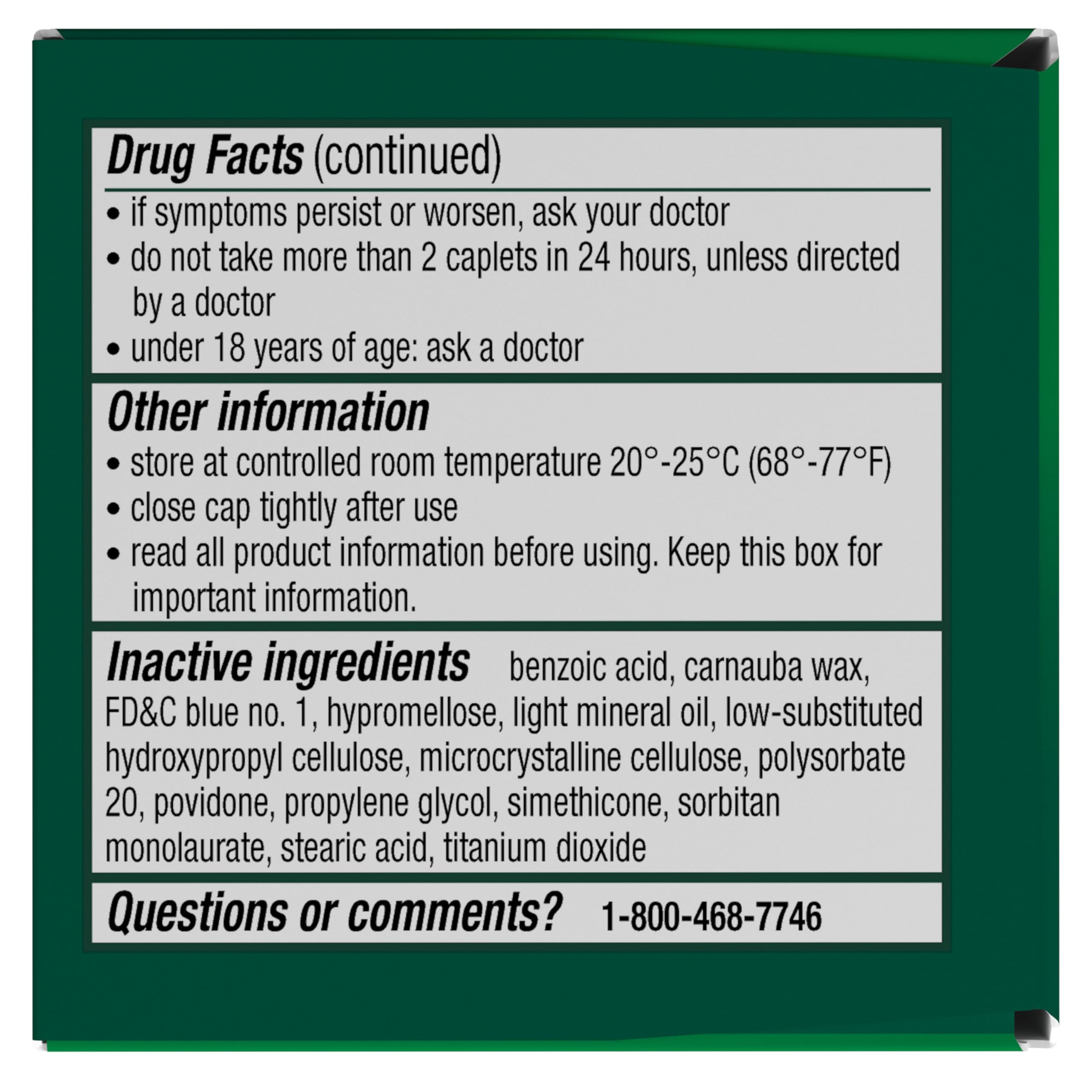 Excedrin Migraine Relief Caplets for Migraine Symptoms, Acetaminophen 250mg, Aspirin 250mg, Caffeine 65mg, Pain Reliever, 100 Count
