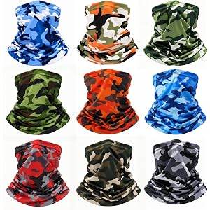Cooling Neck Gaiter for Men Women Gator Face Mask Scart Cover Fishing Motorcycle Breathable Sun Protection Balaclava Bandana