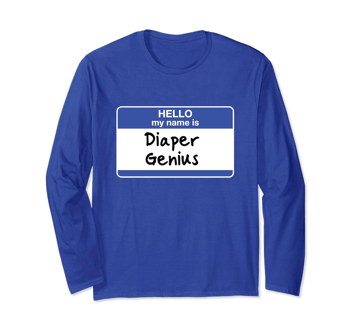 Hello My Name is Diaper Genius new parent shirt-anz