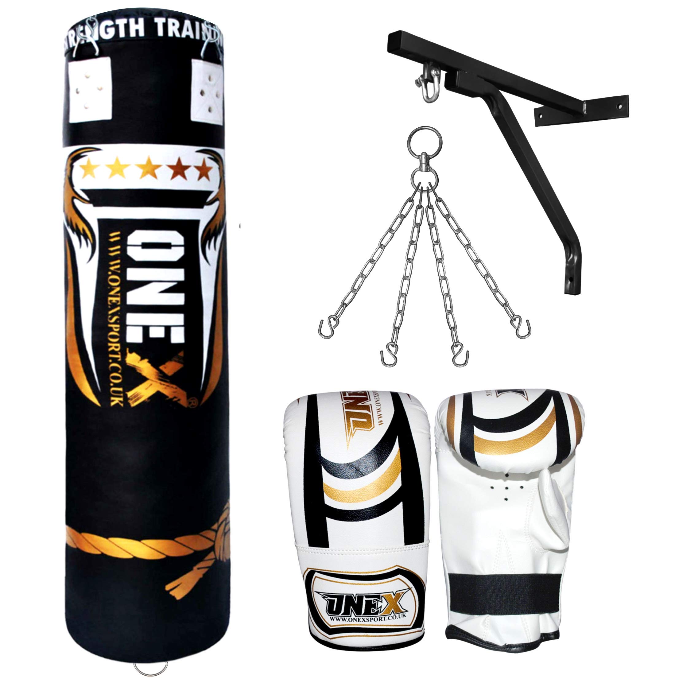 4ft punch bag set