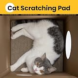 Conlun Cardboard Cat House with Scratching Board Catnip Medium view 8