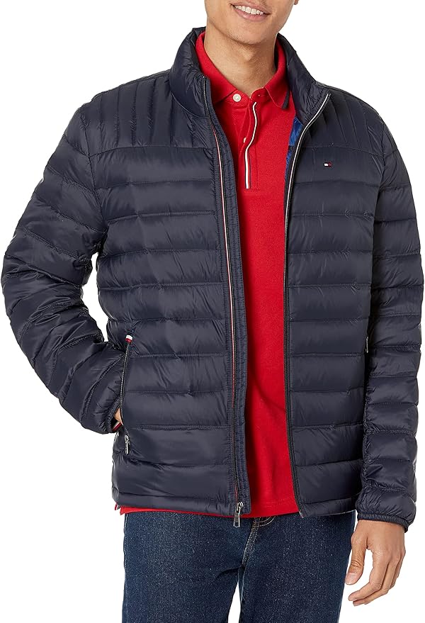 Buy Tommy Hilfiger Men's Real Down Packable Puffer Jacket at Amazon.in