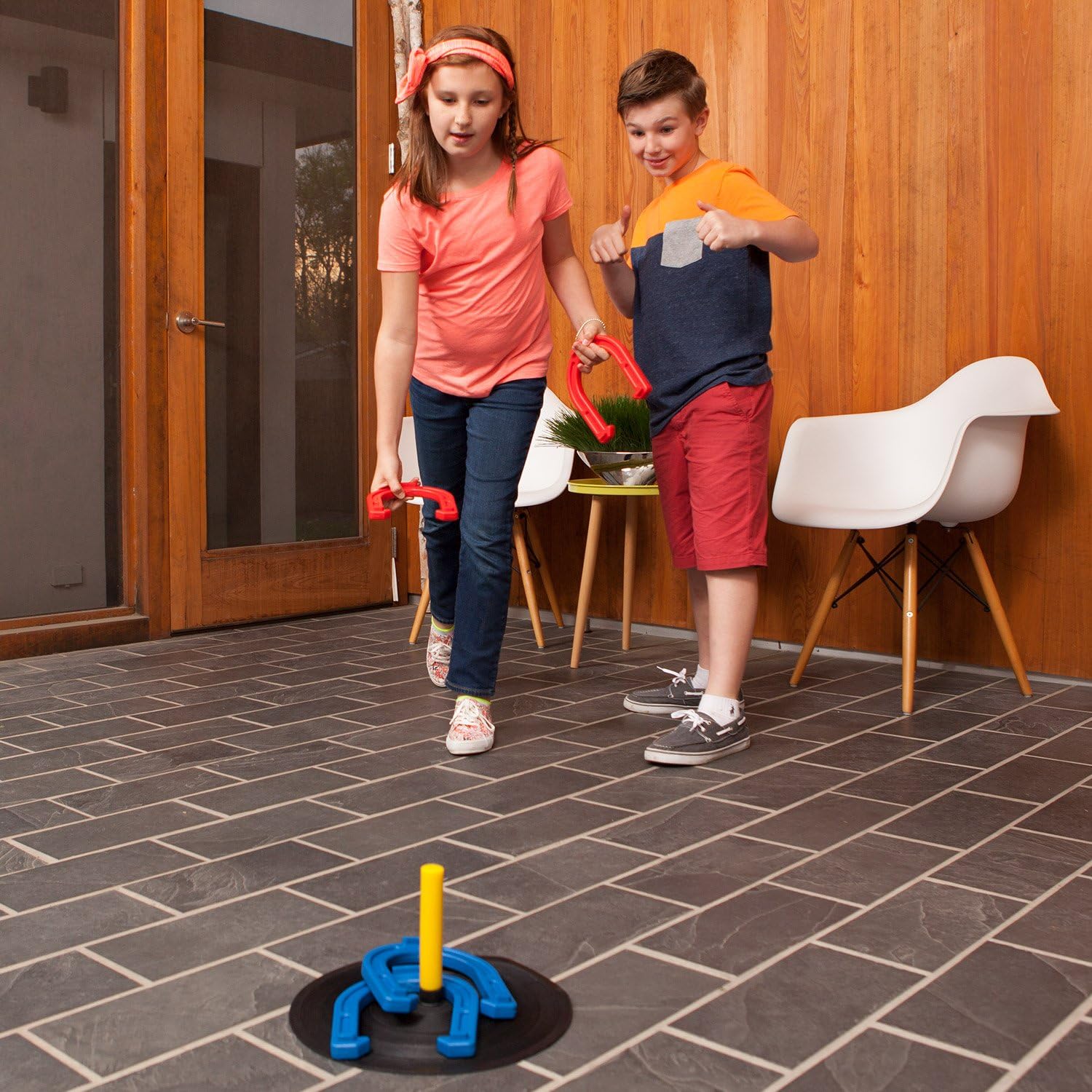 Champion Sports IHS1 Rubber Horseshoe Set : Horseshoe Games : Sports & Outdoors