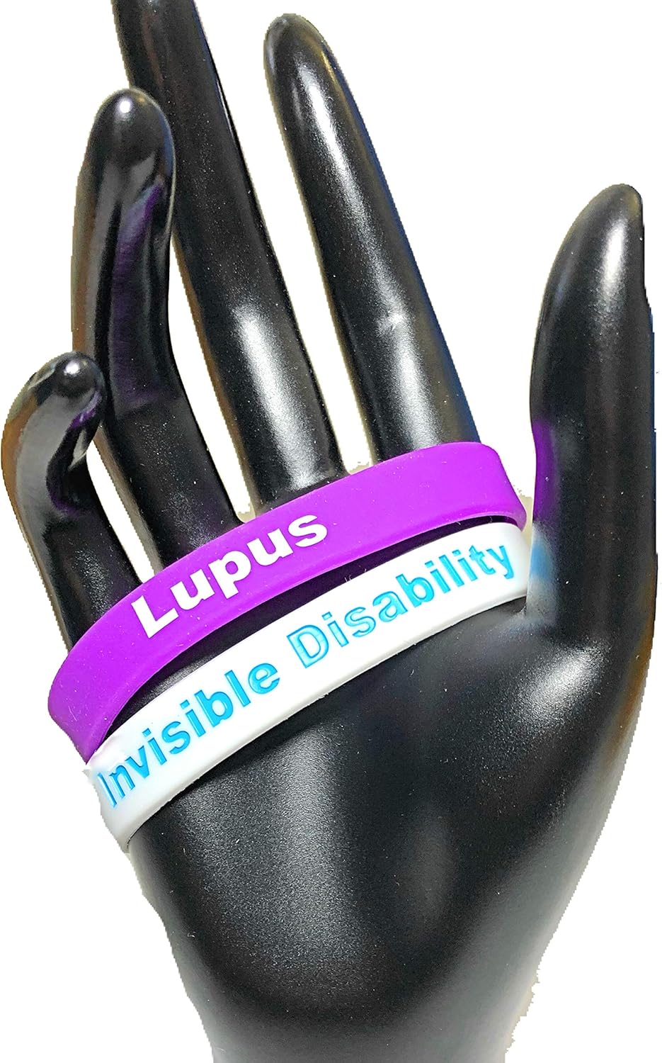 Lupus and Invisible Disability Awareness Bracelets Adult