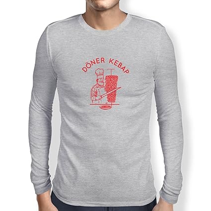 NERDO Döner Kebap - Herren Langarm T-Shirt