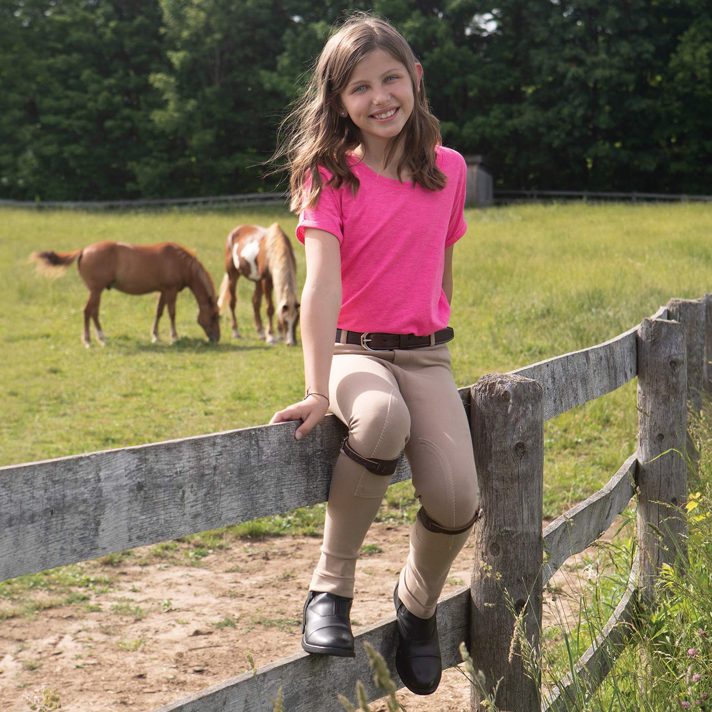 Kids Breeches Girls Riding Tights Elation Jodhpurs Girls Riding Pants