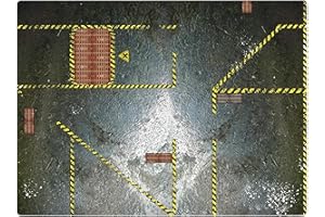 IT'S A SKIN Game Mat - 22 x 30 Inch Tabletop Starter Set - Compatible with Warhammer 40k Kill Team - Battle Mat for Table Top Role Playing Mat - Matte Finish Lays Flat - (Industrial)