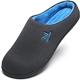 MAIITRIP Men's Cozy Memory Foam House Slippers Non Slip (Size:7-17)