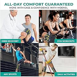 Modvel 2 Pack Knee Brace for Women & Men - Workout