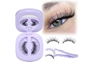 Magnetic Eyelashes with Applicator Wispy Magnetic Eyelashes Natural Look Magnetic Lashes NO Need Glue False Eyelashes with Magnets Eyelashes without Eyeliner by Lanflower