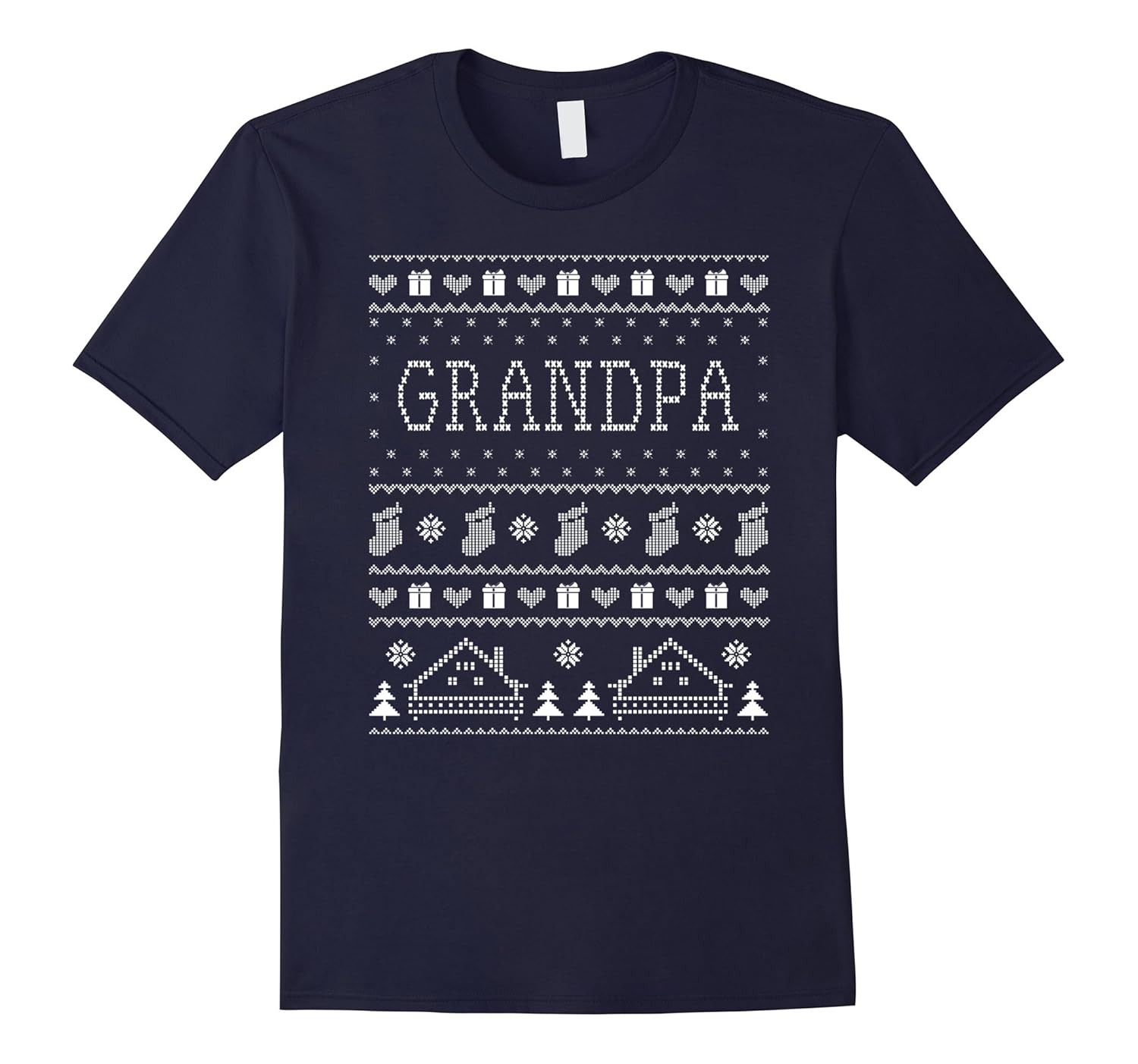 Grandpa Ugly Sweater Funny Christmas Xmas Gift For Grandpa-ANZ