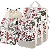 4-Piece Packing Cube Set - Lightweight Luggage Organizers for Travel, Vacation and Suitcases - Durable Accessories with Compression