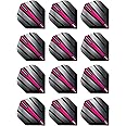 RED DRAGON Hardcore Radical Dart Flights - 4 Sets Per Pack (12 Dart Flights in Total)