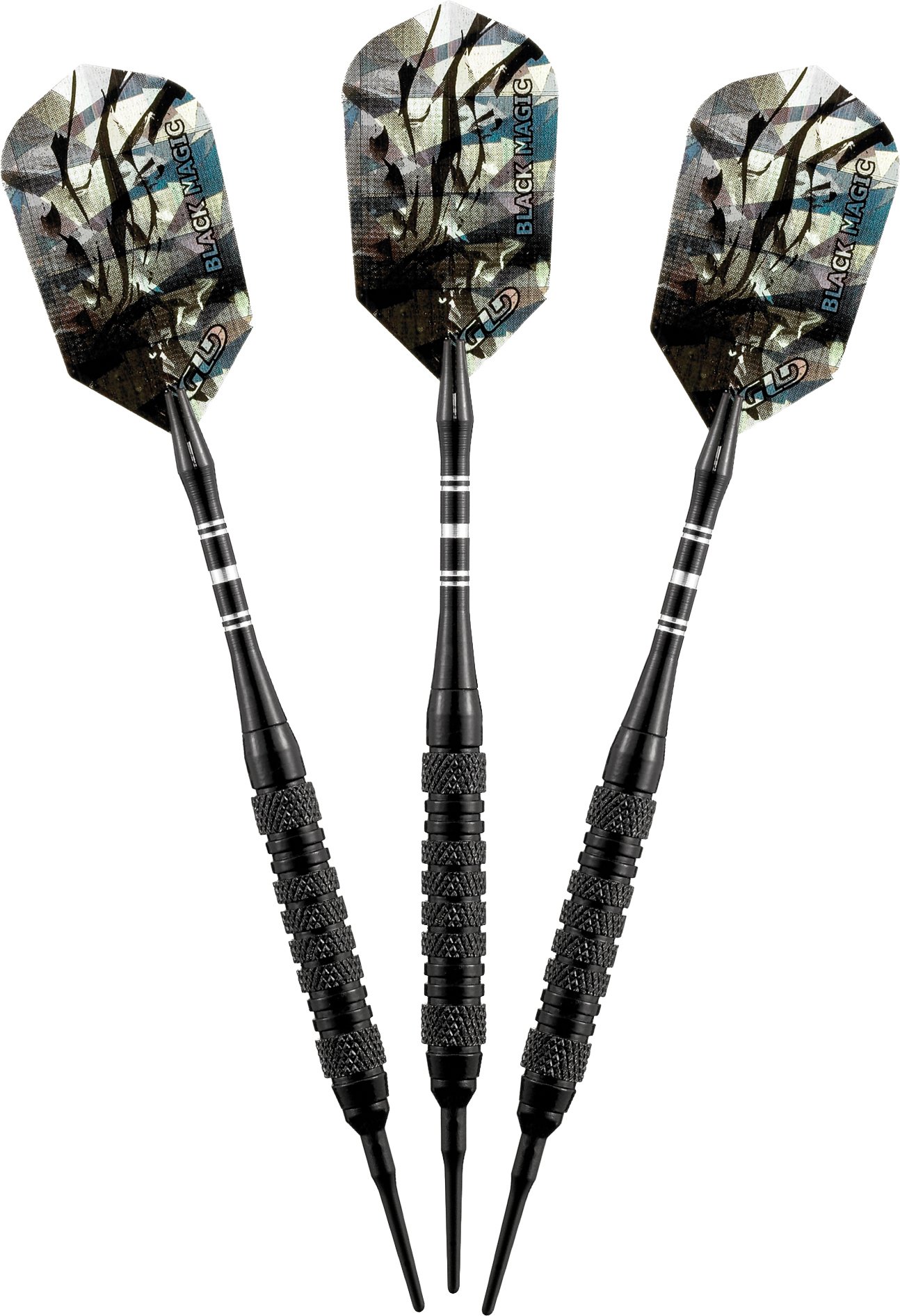 Viper Black Magic Soft Tip Darts, Medium Knurling, 18 Grams