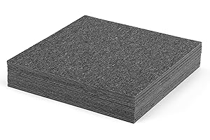 Tcatec 20PCS Carpet Tiles, 20x20 Inch PVC Backed Carpet Squares, Heavy Duty Floor Tiles Commercial Carpet Cuttable Entrance A