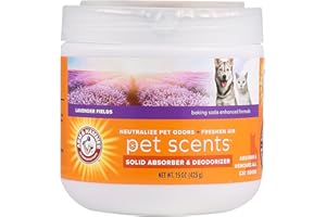 Arm & Hammer for Pets Scents Solid Gel Deodorizer in Lavender Fields Scent | Room Deodorizer for Homes with Pets, Odor Removi