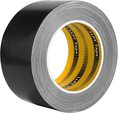 LLPT Duct Tape 60mm x 30m x 0.23mm Black Premium Grade Gaffer Tape