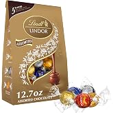 Lindt LINDOR Assorted Chocolate Candy Truffles, 12.7 oz. Bag