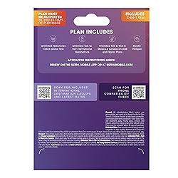 $49/mo. Ultra Mobile Prepaid Phone Plan with