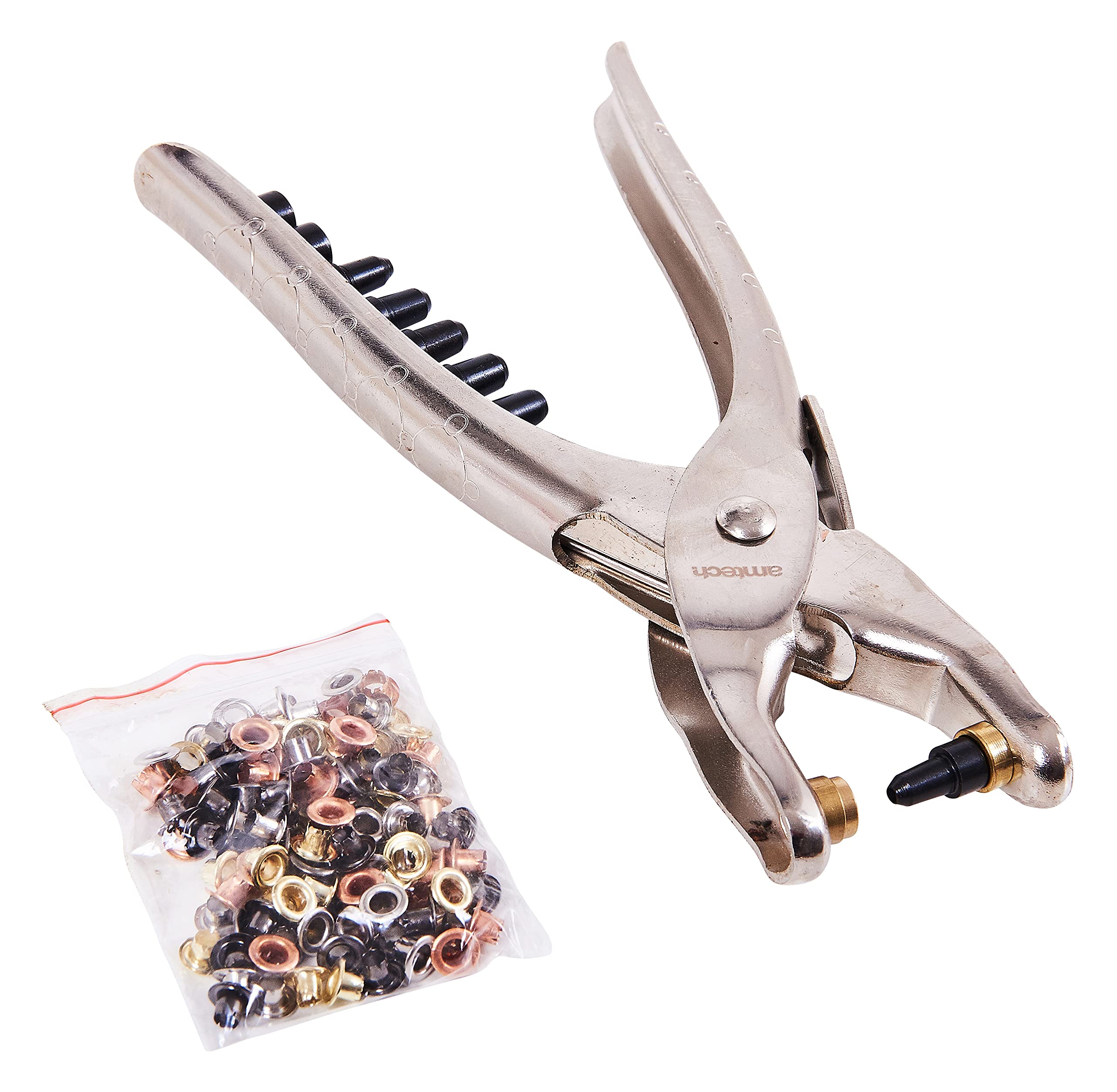 Amtech B1450 INTERCHANGEABLE HOLE PUNCH & EYELET PLIER