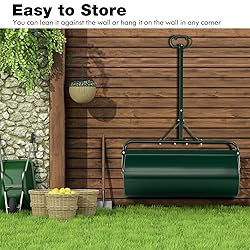 Goplus Push/Tow-Behind Lawn Roller, 17 Gallon/63L