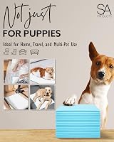 SA Products Puppy Pads 100 Pack 56x56 cm Blue Ultra Absorbent Leak-Proof view 6