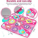 FHNSEL Unicorn Dance Mat Light Up Dance Pad 9 Patterns 5 Modes Kids Gift view 3