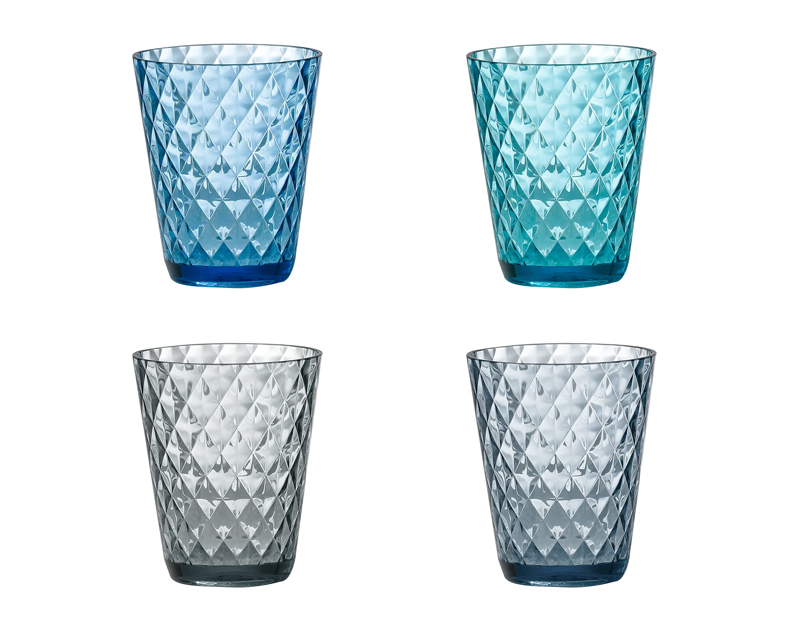 Brunner GlÃ ¤ ser Diamond (Pack of 4) (Assorted Colours)
