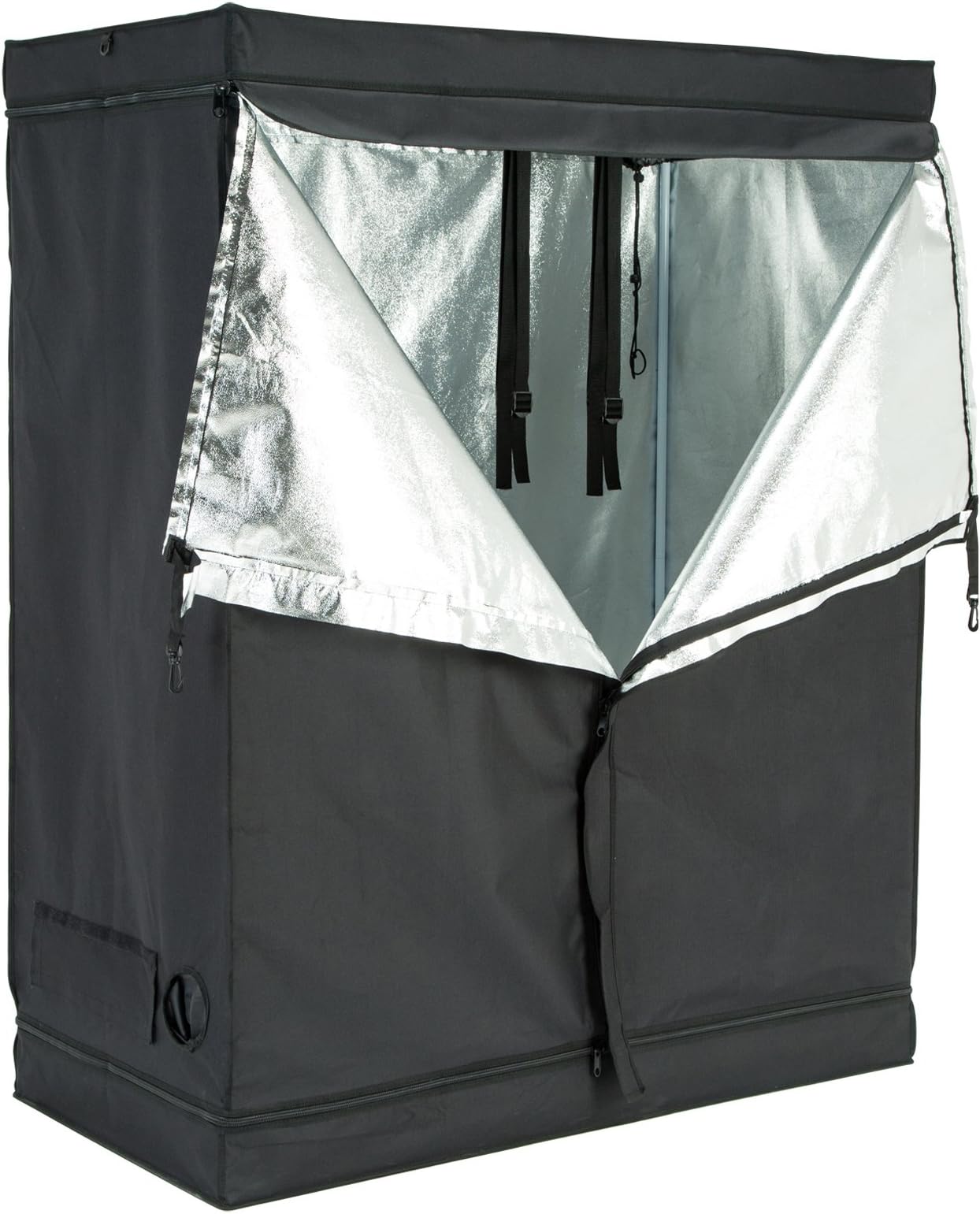 SUNCOO 48"x24"x60" 600D Indoor Grow Tent Room Reflective Mylar Hydroponic Non Toxic Hut